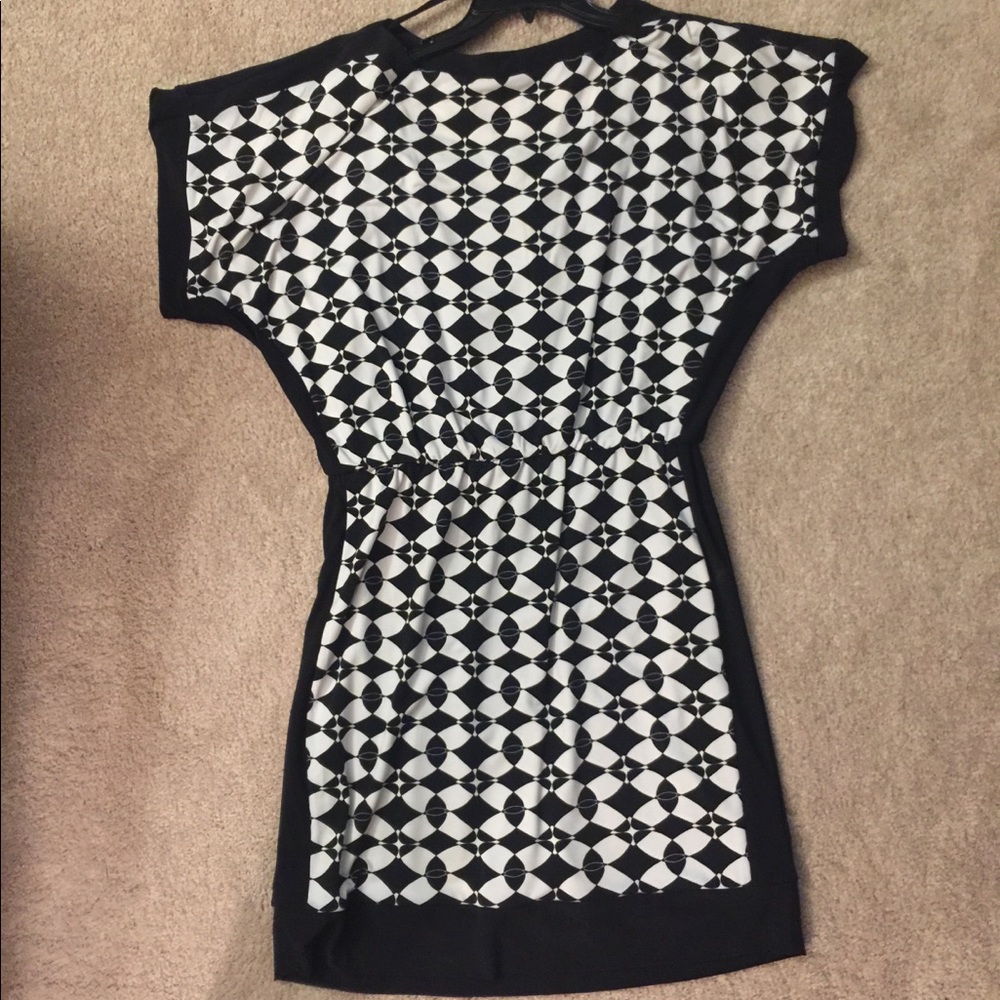 Black and white dress